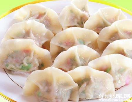 餃子的包法 月牙餃三角餃元寶魚形